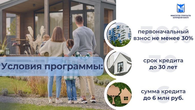 На территории Белгородской области продолжает действовать программа льготного ипотечного кредитования «Губернаторская ипотека»..